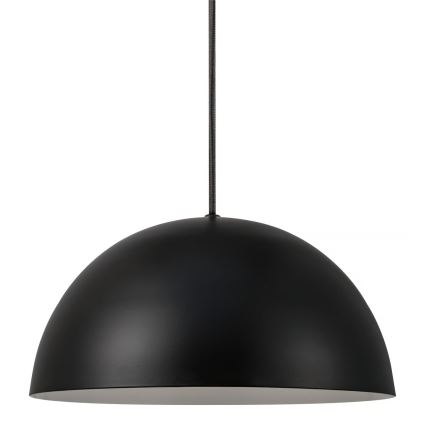 Nordlux - Kattokruunu johdossa ELLEN 1xE27/40W/230V halkaisija 30 cm musta