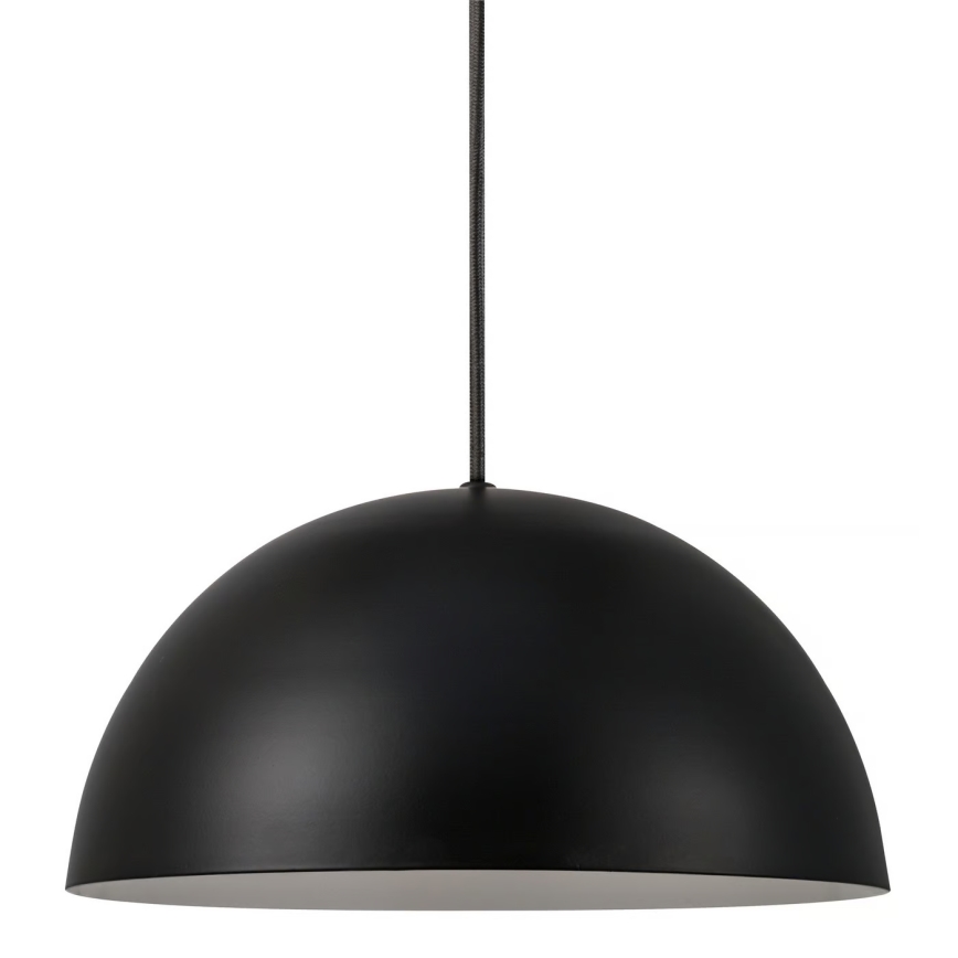 Nordlux - Kattokruunu johdossa ELLEN 1xE27/40W/230V halkaisija 30 cm musta