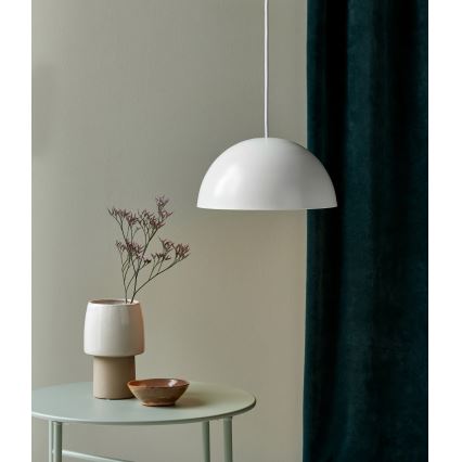 Nordlux - Kattokruunu johdossa ELLEN 1xE27/40W/230V halkaisija 30 cm valkoinen