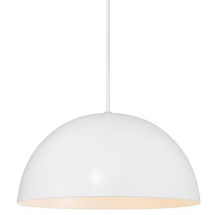 Nordlux - Kattokruunu johdossa ELLEN 1xE27/40W/230V halkaisija 30 cm valkoinen