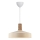 Nordlux - Kattokruunu johdossa ELVAS 1xE27/60W/230V halkaisija 37,5 cm beige
