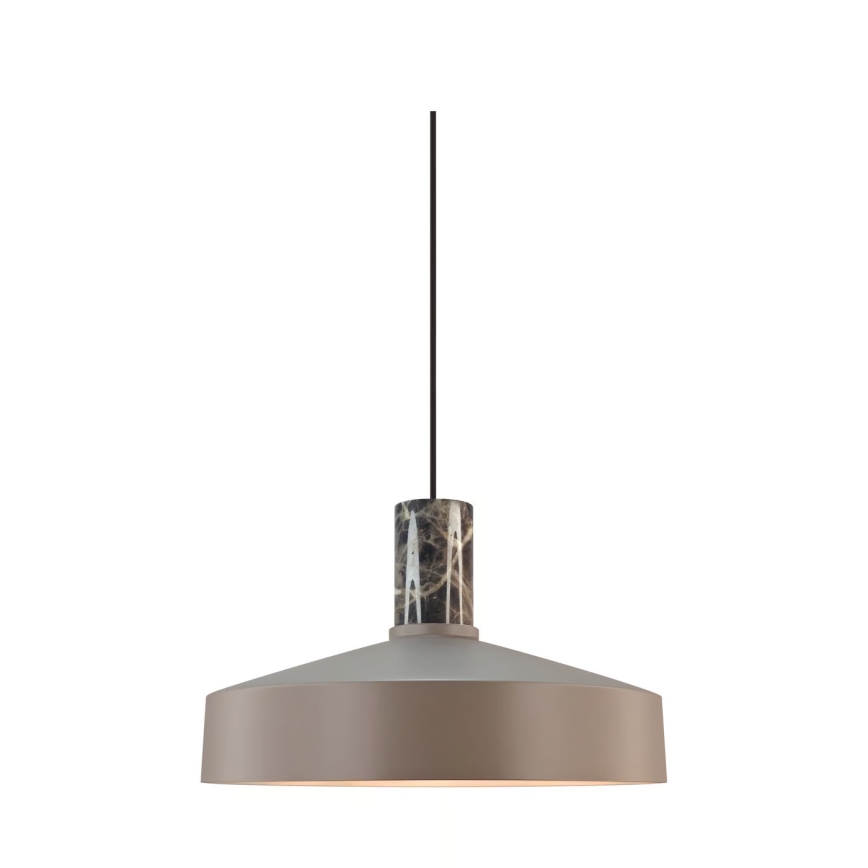 Nordlux - Kattokruunu johdossa ELVAS 1xE27/60W/230V halkaisija 37,5 cm ruskea