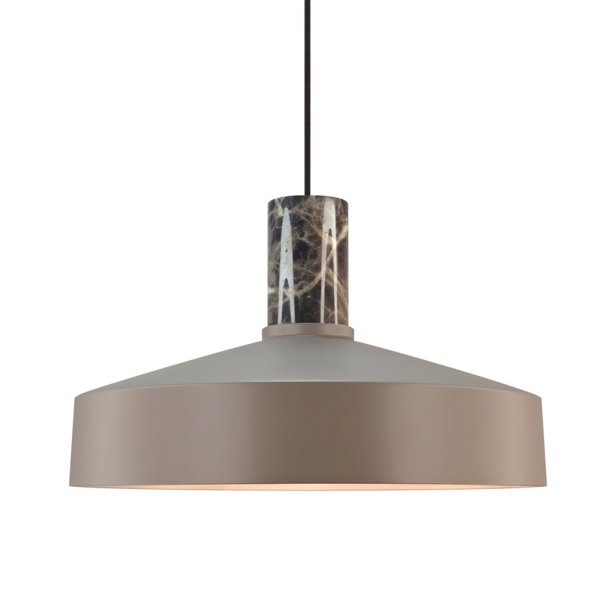 Nordlux - Kattokruunu johdossa ELVAS 1xE27/60W/230V halkaisija 37,5 cm ruskea