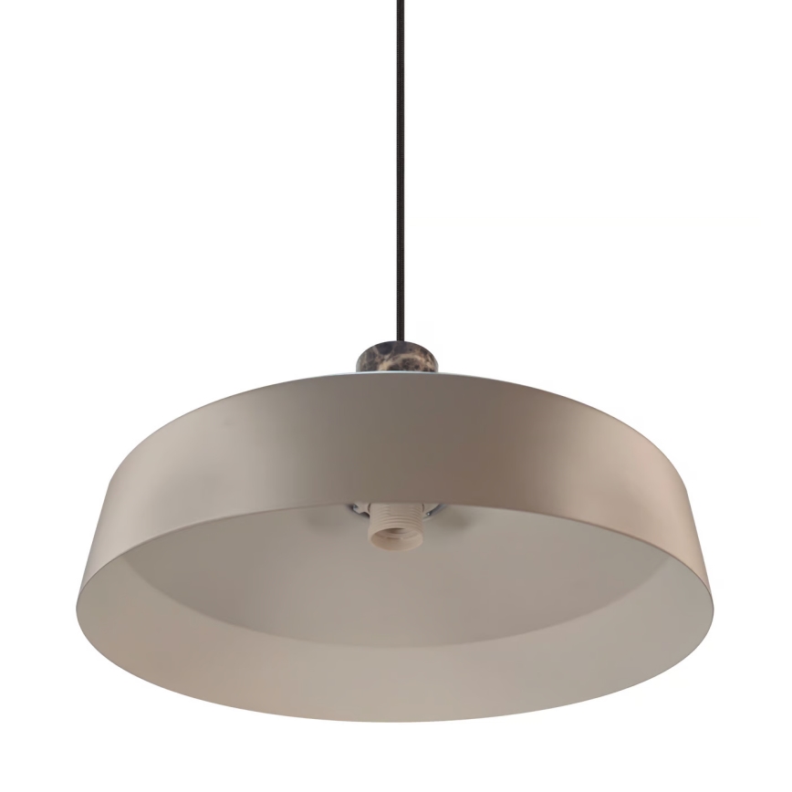 Nordlux - Kattokruunu johdossa ELVAS 1xE27/60W/230V halkaisija 37,5 cm ruskea