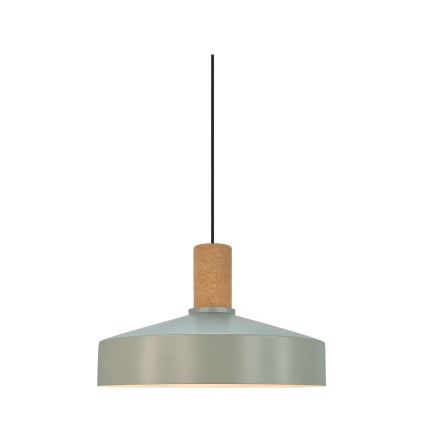 Nordlux - Kattokruunu johdossa ELVAS 1xE27/60W/230V halkaisija 37,5 cm vihreä