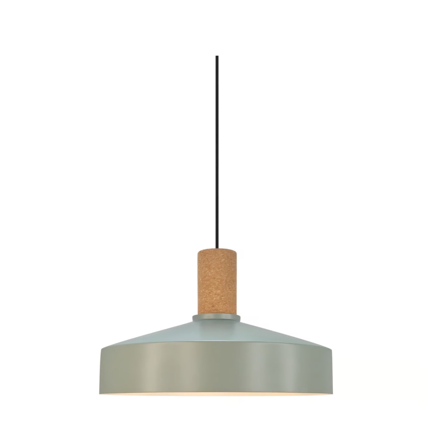 Nordlux - Kattokruunu johdossa ELVAS 1xE27/60W/230V halkaisija 37,5 cm vihreä