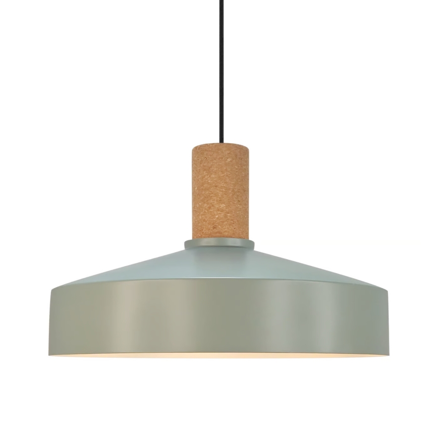 Nordlux - Kattokruunu johdossa ELVAS 1xE27/60W/230V halkaisija 37,5 cm vihreä