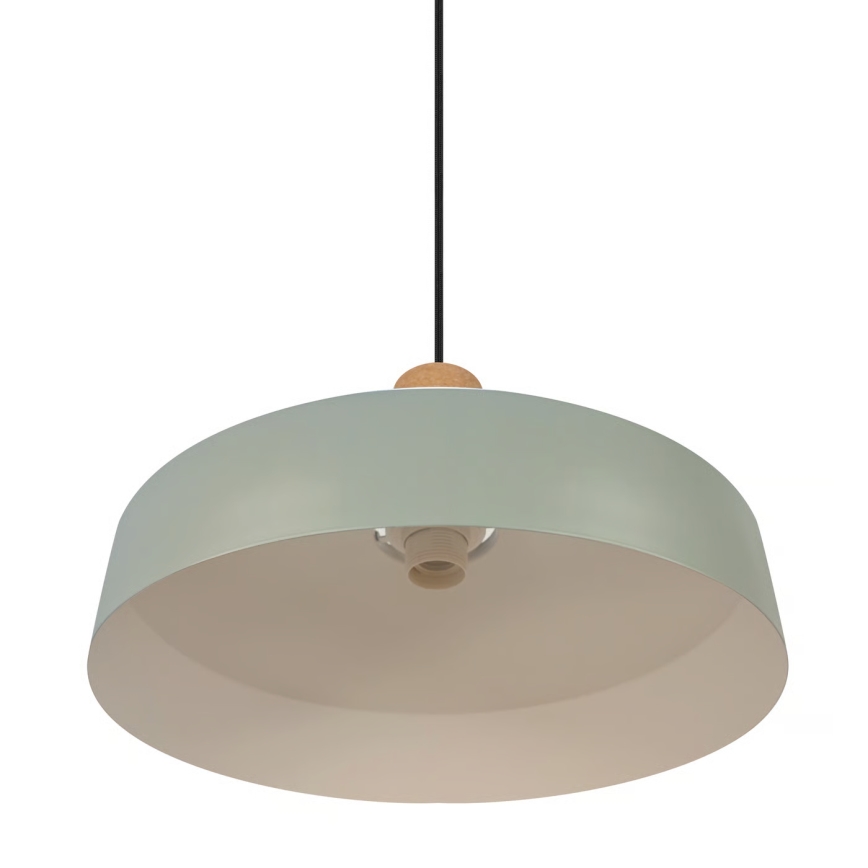 Nordlux - Kattokruunu johdossa ELVAS 1xE27/60W/230V halkaisija 37,5 cm vihreä