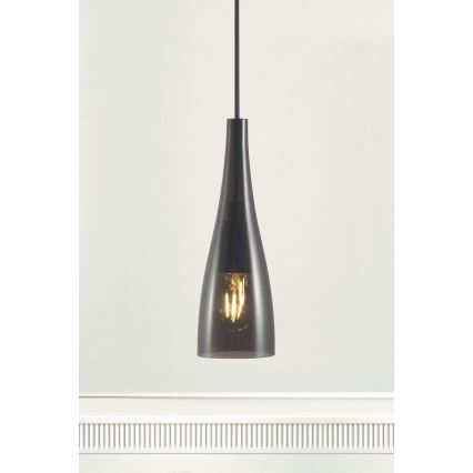 Nordlux - Kattokruunu johdossa EMBLA 1xE27/40W/230V musta
