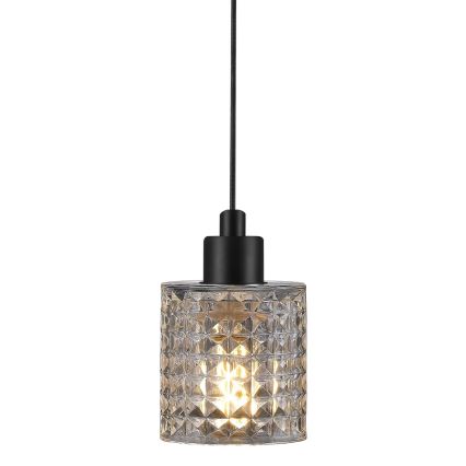 Nordlux - Kattokruunu johdossa HOLLYWOOD 1xE27/60W/230V läpinäkyvä