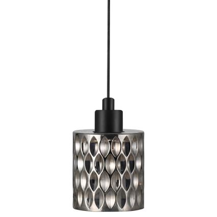 Nordlux - Kattokruunu johdossa HOLLYWOOD 1xE27/60W/230V halkaisija 10,8 cm savuinen