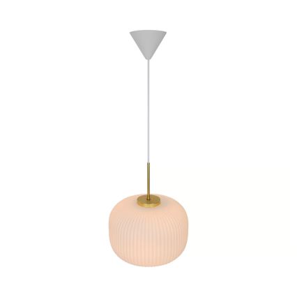 Nordlux - Kattokruunu johdossa MILFORD 1xE27/40W/230V halkaisija 30 cm valkoinen