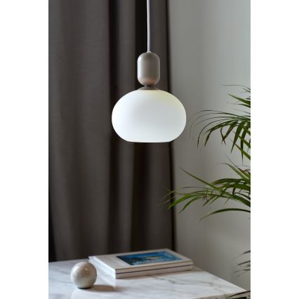 Nordlux - Kattokruunu johdossa NOTTI 1xE27/40W/230V harmaa