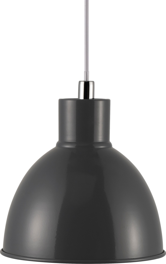 Nordlux - Kattokruunu johdossa POP 1xE27/40W/230V antrasiitti