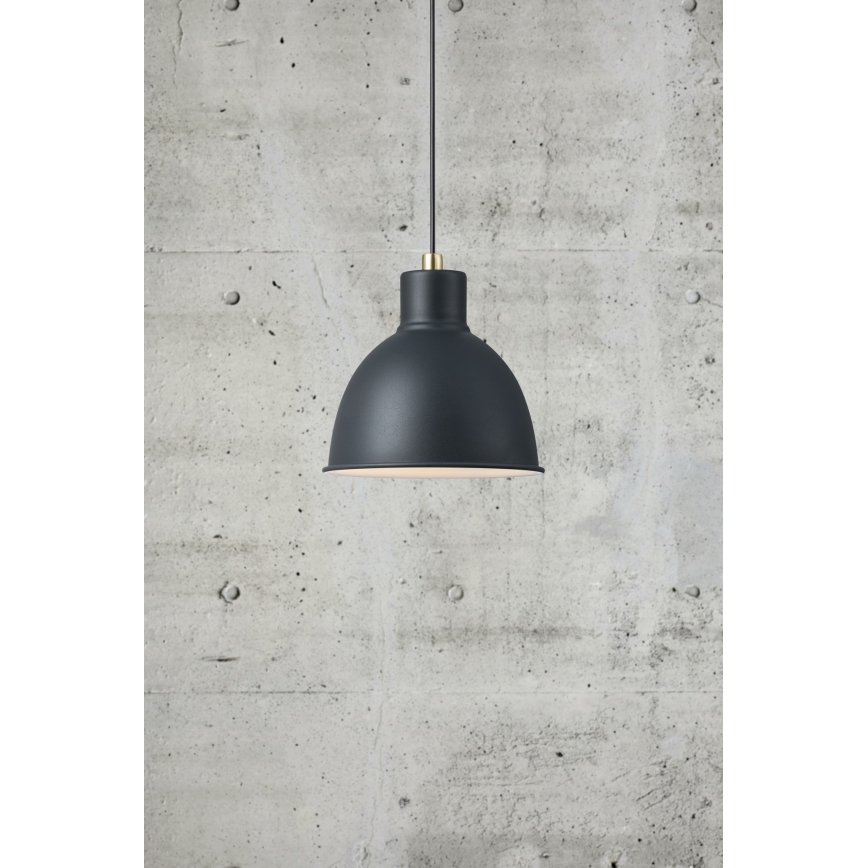 Nordlux - Kattokruunu johdossa POP 1xE27/60W/230V musta