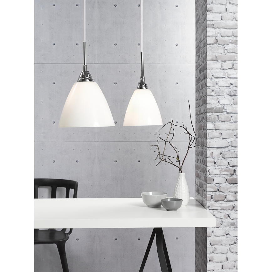 Nordlux - Kattokruunu johdossa READ 1xE14/40W/230V kiiltävä kromi