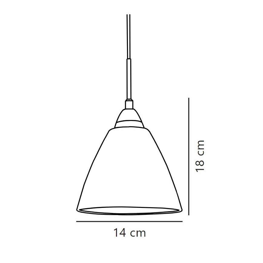Nordlux - Kattokruunu johdossa READ 1xE14/40W/230V kiiltävä kromi