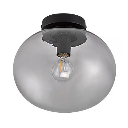 Nordlux - Kattovalo ALTON 1xE27/25W/230V halkaisija 27,5 cm savuinen