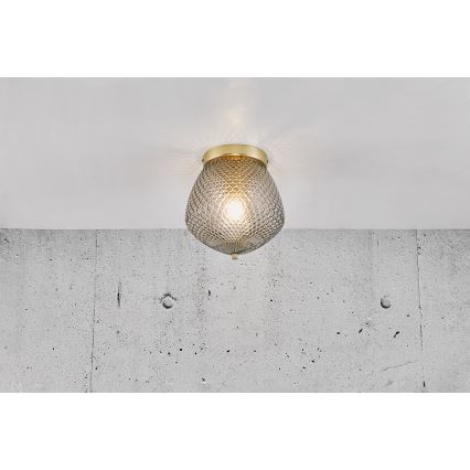 Nordlux - Kattovalo ORBIFORM 1xE27/40W/230V kulta