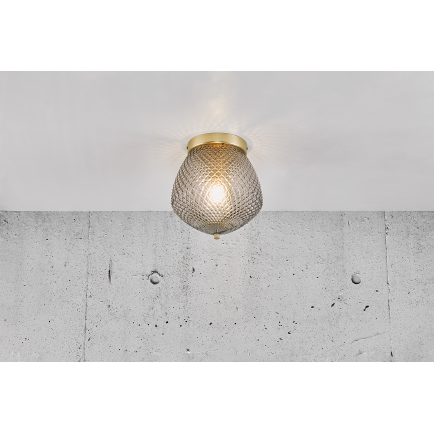 Nordlux - Kattovalo ORBIFORM 1xE27/40W/230V kulta