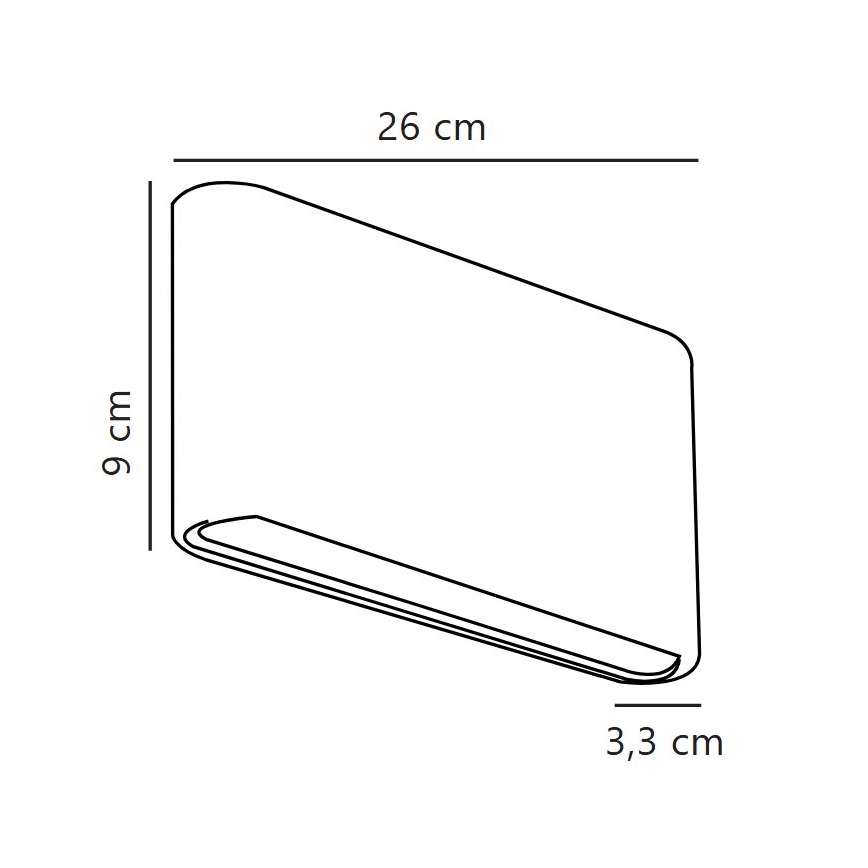 Nordlux - KINVER LED-ulkoseinävalaisin 10W/230V IP54 valkoinen