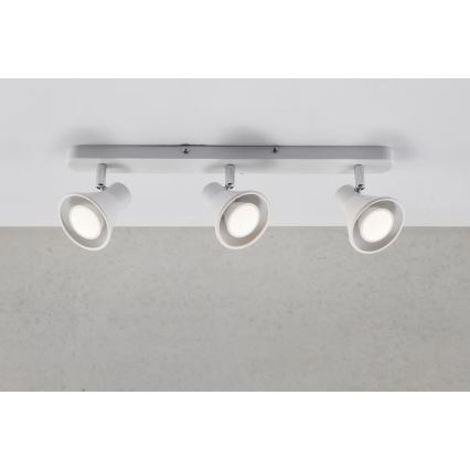Nordlux - Kohdevalaisin EIK 3xGU10/35W/230V valkoinen