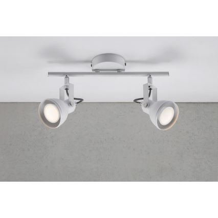 Nordlux - Kohdevalo ASLAK 2xGU10/35W/230V valkoinen