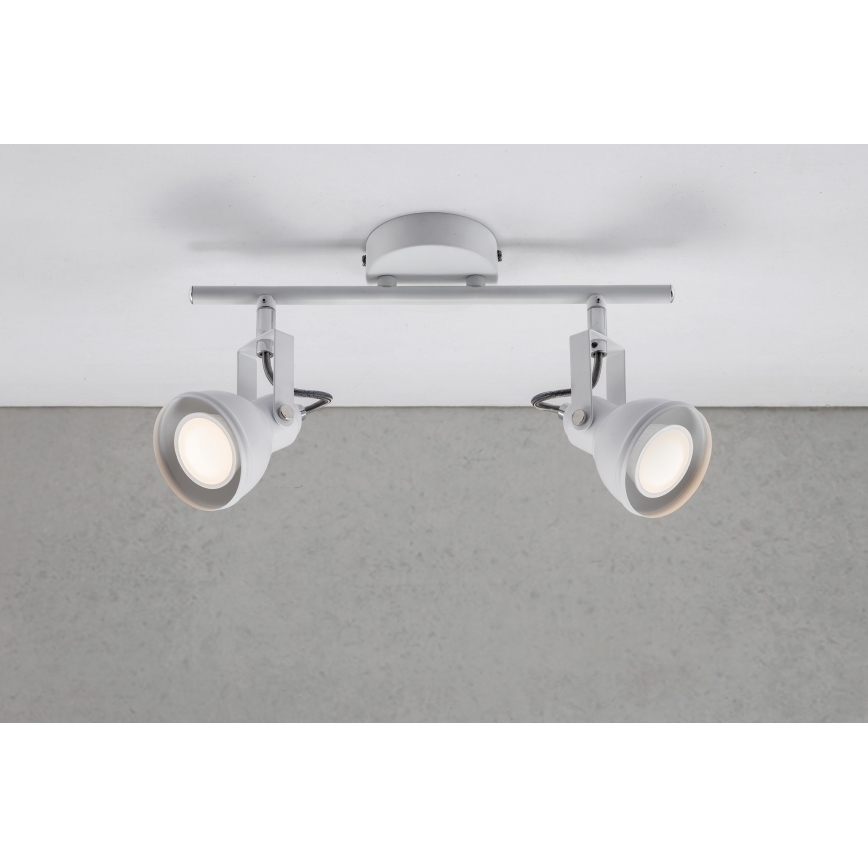 Nordlux - Kohdevalo ASLAK 2xGU10/35W/230V valkoinen
