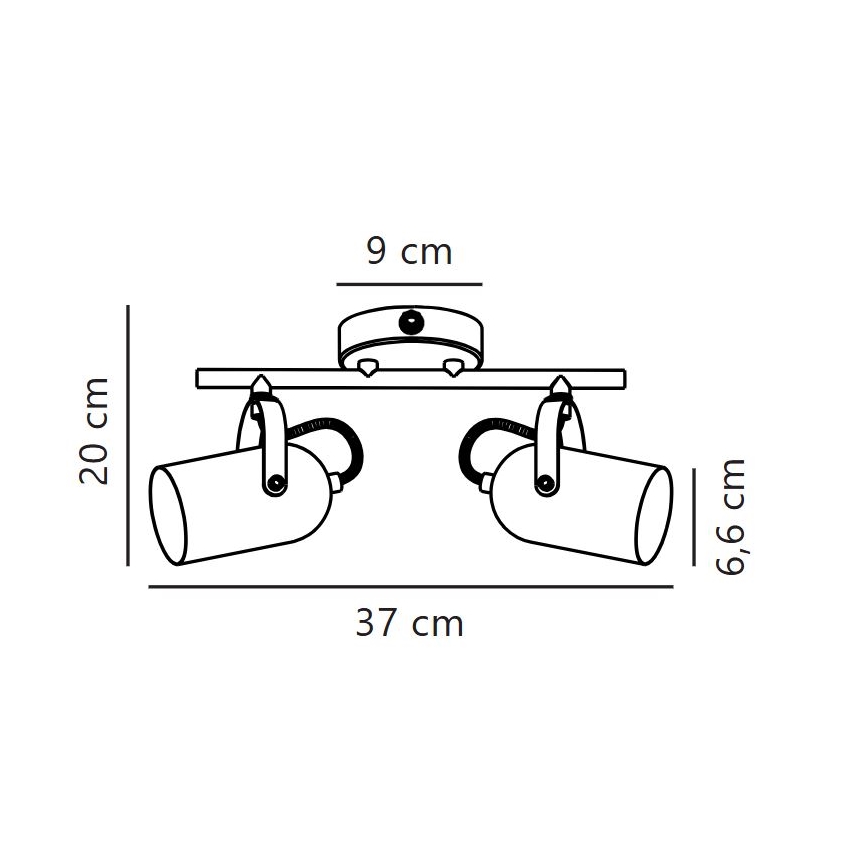 Nordlux - Kohdevalo LOTUS 2xE14/40W/230V