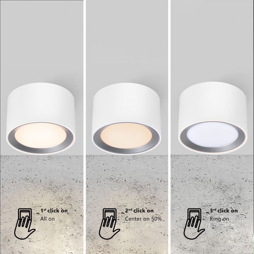 Nordlux - kylpyhuoneen LED-kohdevalo LANDON LED/6,5W/230V IP44 valkoinen