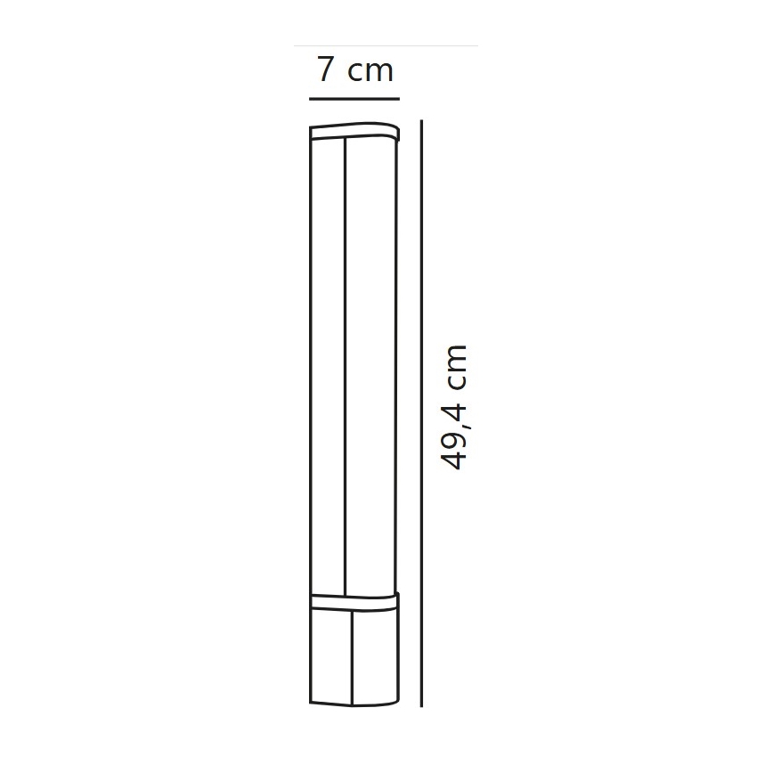 Nordlux - Kylpyhuoneen LED-peilivalo MALAIKA LED/6W/230V 3000K IP44 valkoinen