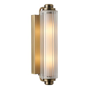 Nordlux - Kylpyhuoneen peilivalaisin NIMAL 2xE14/25W/230V IP44 messinki