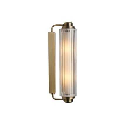 Nordlux - Kylpyhuoneen peilivalaisin NIMAL 2xE14/25W/230V IP44 messinki