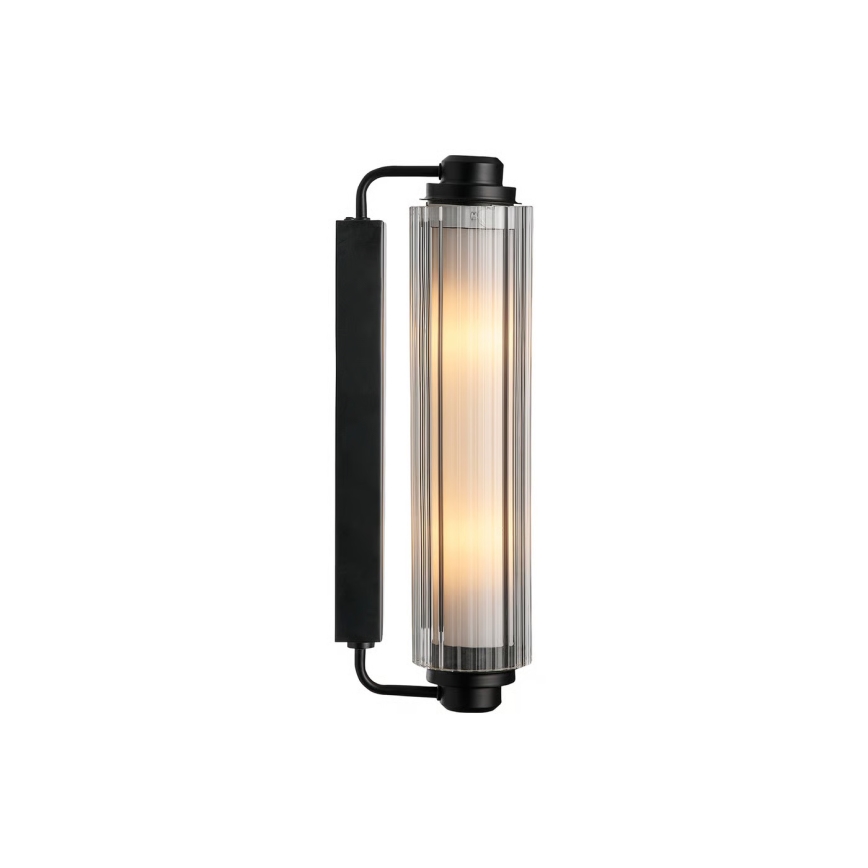Nordlux - Kylpyhuoneen peilivalaisin NIMAL 2xE14/25W/230V IP44 musta