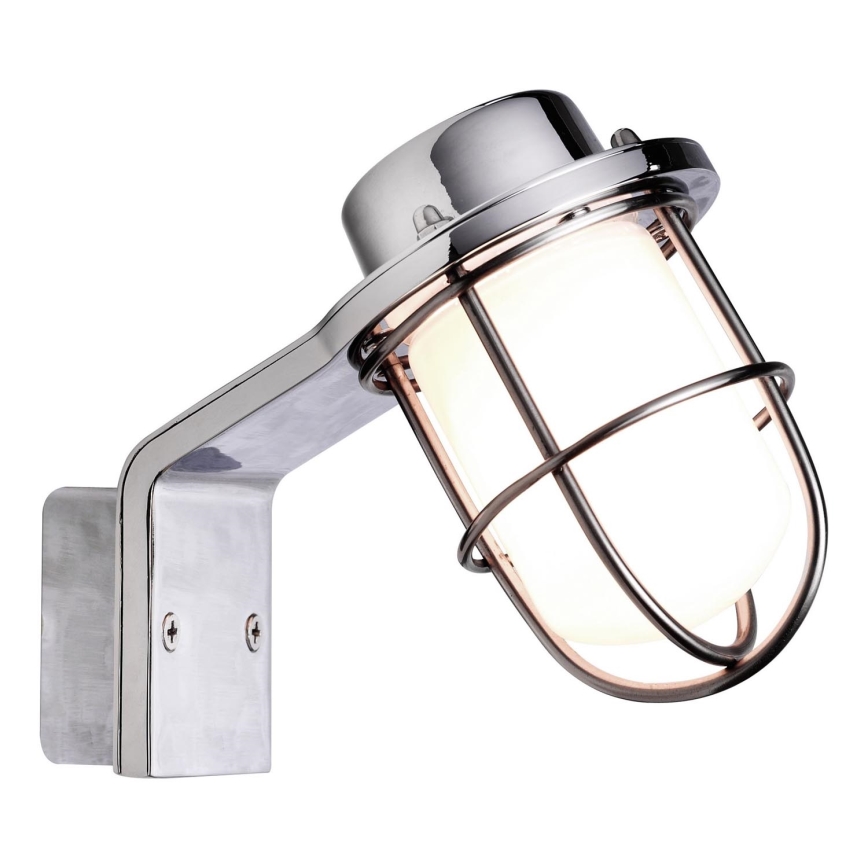 Nordlux - Kylpyhuoneen seinävalaisin MARINA 1xG9/40W/230V IP44 kiiltävä kromi