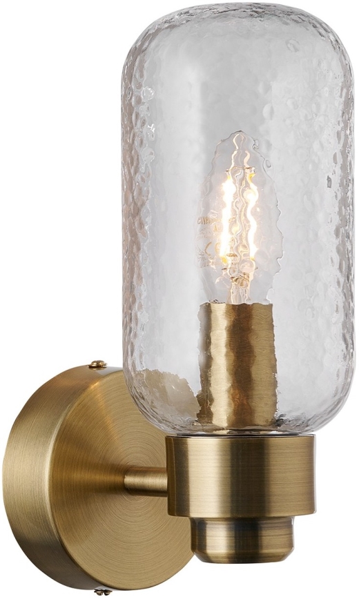 Nordlux - Kylpyhuoneen seinävalaisin TUTAN 1xE14/25W/230V IP44 messinki