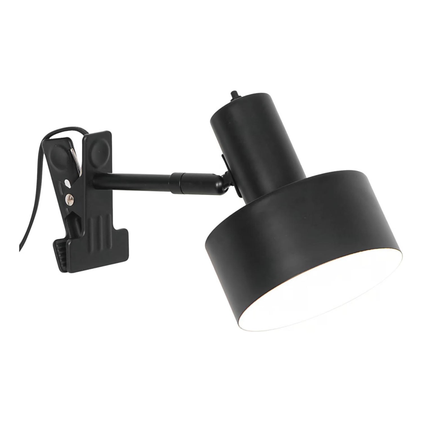 Nordlux - Lamppu kiinnikkeellä MATIS 1xE27/15W/230V musta