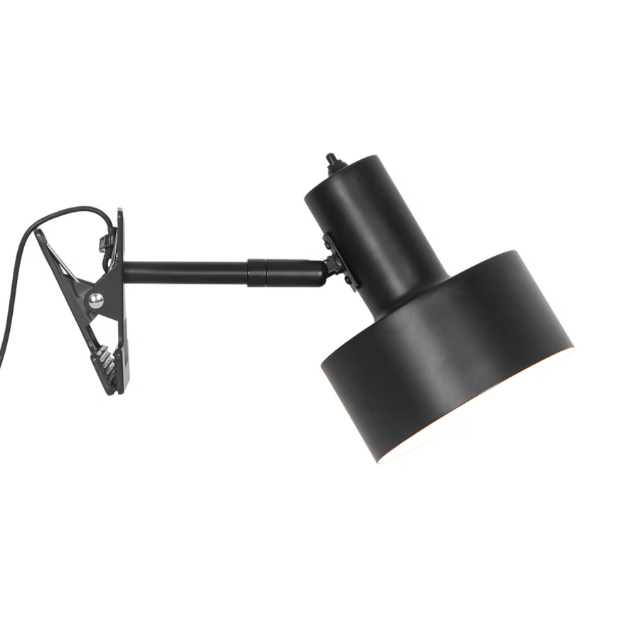 Nordlux - Lamppu kiinnikkeellä MATIS 1xE27/15W/230V musta