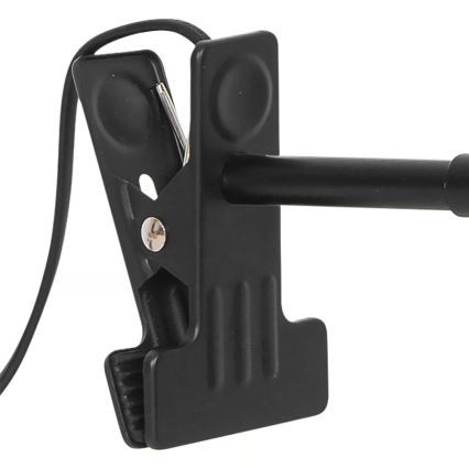 Nordlux - Lamppu kiinnikkeellä MATIS 1xE27/15W/230V musta