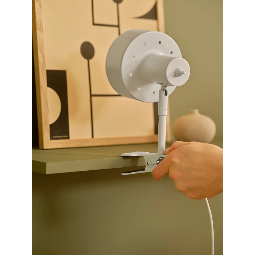 Nordlux - Lamppu kiinnikkeellä MATIS 1xE27/15W/230V valkoinen