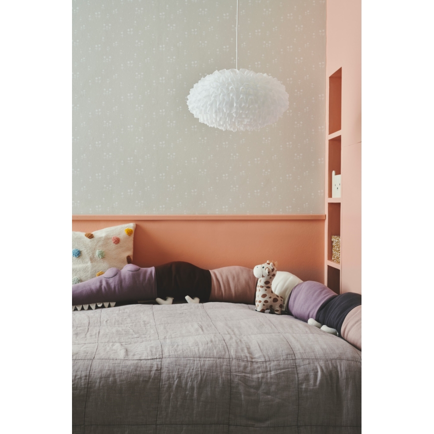 Nordlux - Lampunvarjostin kattokruunulle VILLO E27 halkaisija 30 cm valkoinen
