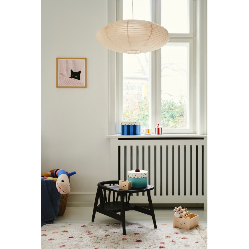 Nordlux - Lampunvarjostin kattokruunulle VILLO E27 halkaisija 60 cm beige