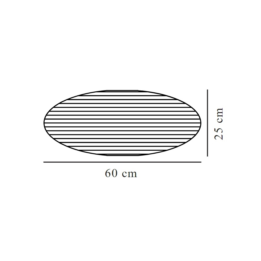 Nordlux - Lampunvarjostin kattokruunulle VILLO E27 halkaisija 60 cm harmaa