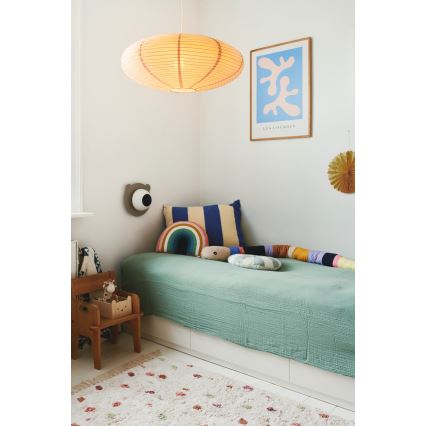 Nordlux - Lampunvarjostin kattokruunulle VILLO E27 halkaisija 60 cm ruskea