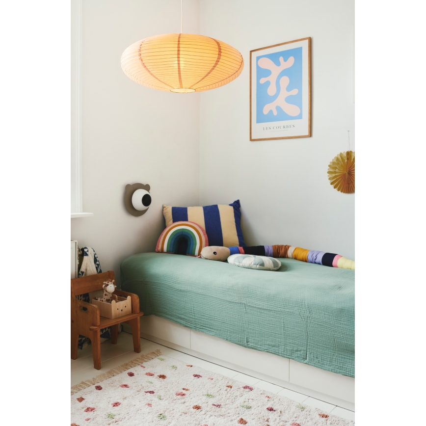 Nordlux - Lampunvarjostin kattokruunulle VILLO E27 halkaisija 60 cm ruskea