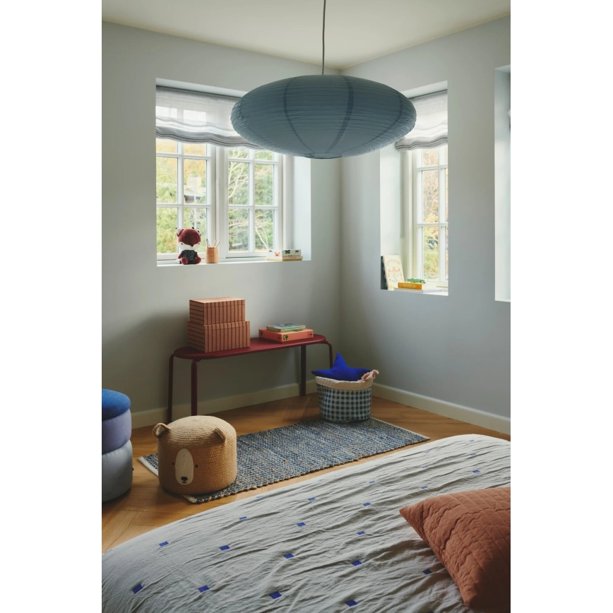 Nordlux - Lampunvarjostin kattokruunulle VILLO E27 halkaisija 60 cm sininen