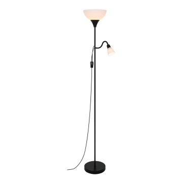 Nordlux - Lattialamppu LAURIA 1xE27/40W/230V + 1xE14/15W