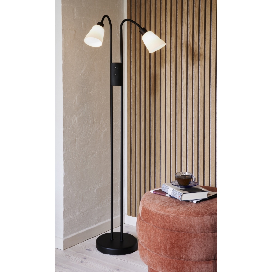 Nordlux - Lattialamppu MOLLI 2xE14/25W/230V