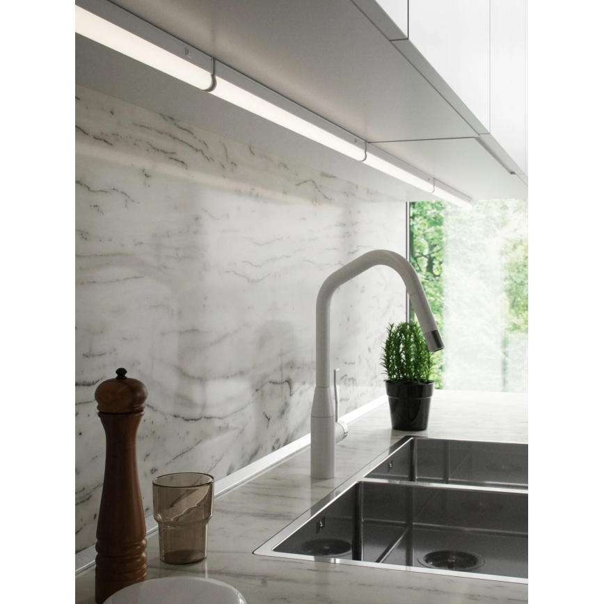 Nordlux - LATONA LED himmennettävä kaapinalusvalaisin 8W/230V 3000/4000K 56,2 cm