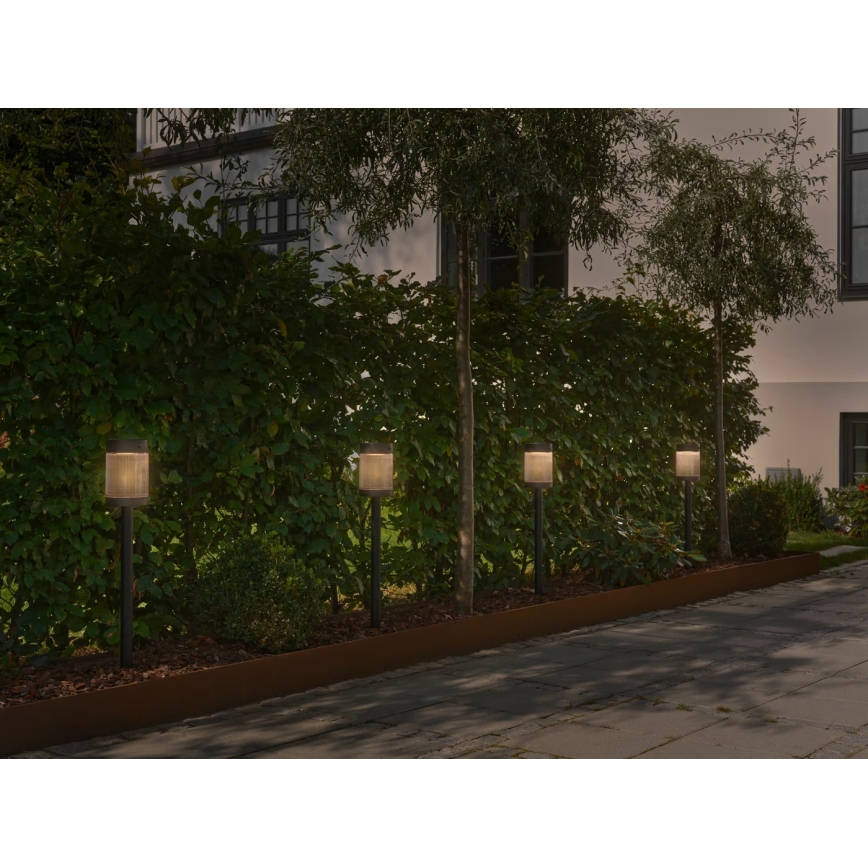 Nordlux - LED-aurinkolamppu COUPAR LED/3,2W/5V 3000K IP44 musta